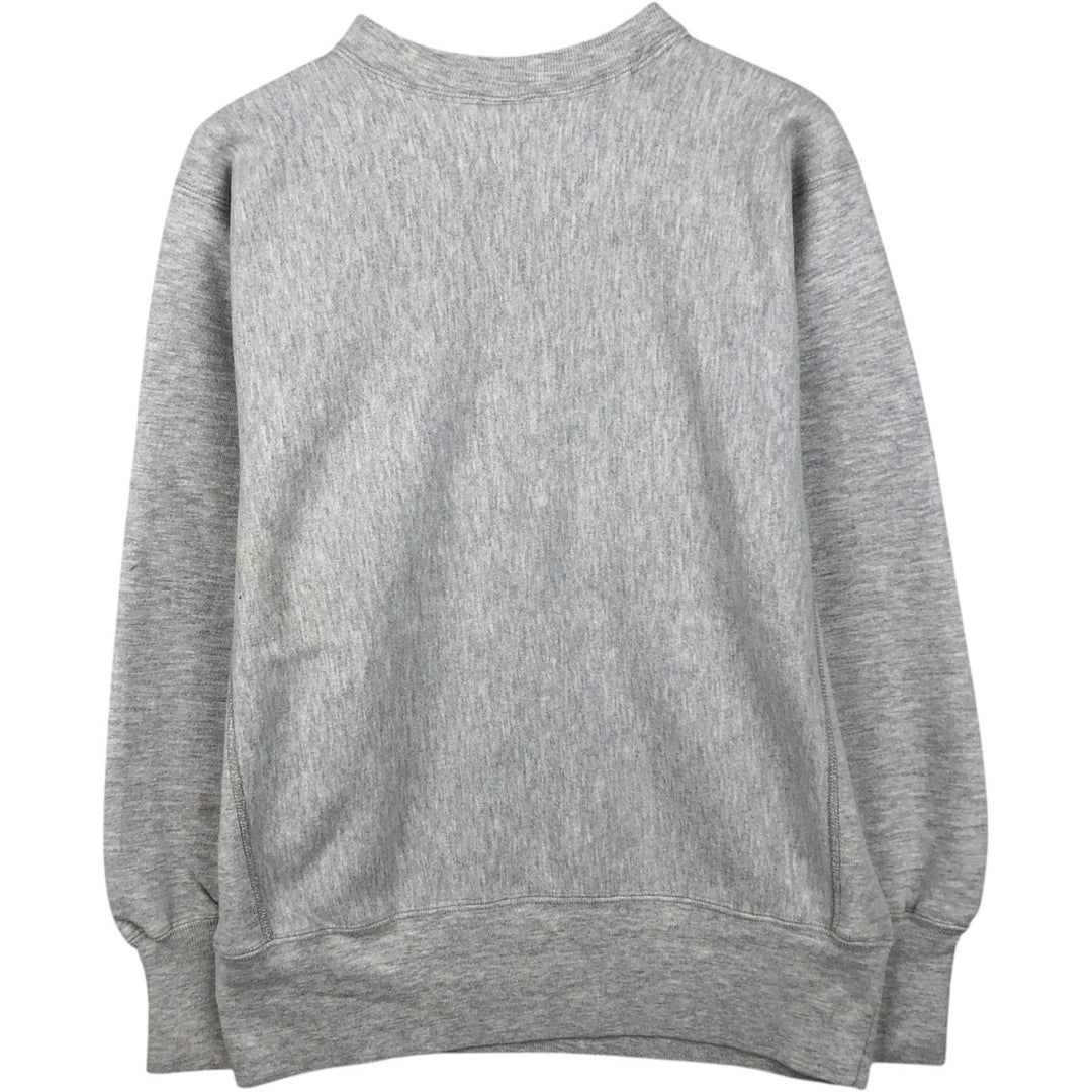 90'S Champion Reverse Weave College Sweatshirt, Made in USA, Men's Size L, Vintage cotton gray type Vintage Second Hand