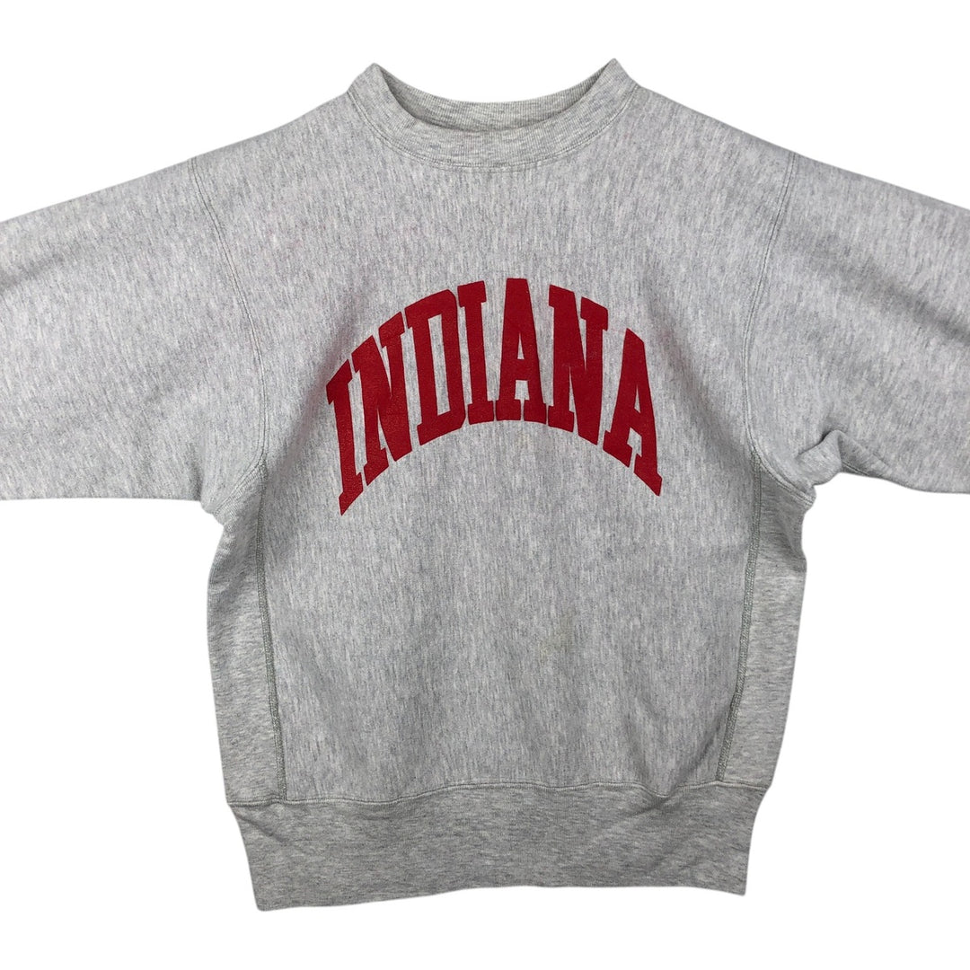 90'S Champion Reverse Weave College Sweatshirt, Made in USA, Men's Size L, Vintage cotton gray type Vintage Second Hand