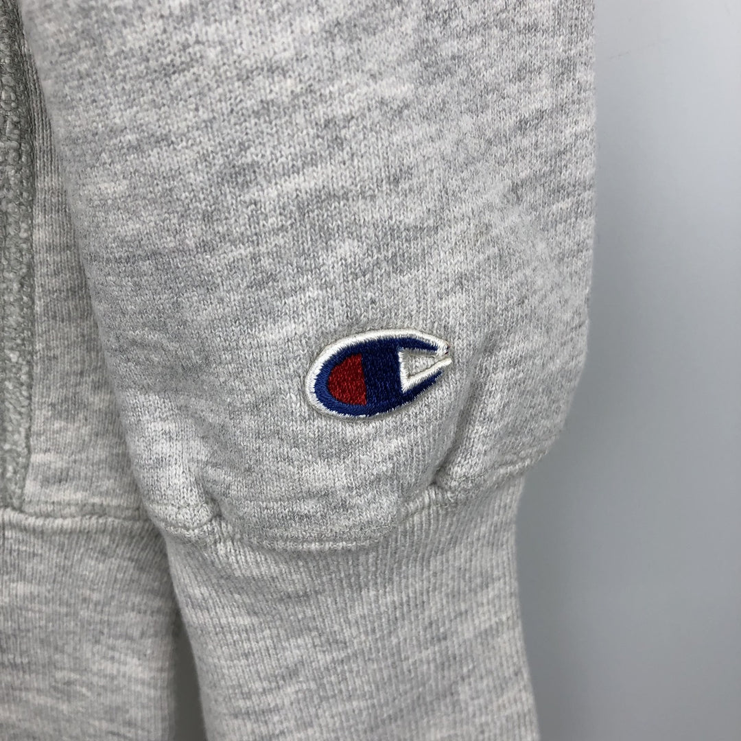 90'S Champion Reverse Weave College Sweatshirt, Made in USA, Men's Size L, Vintage cotton gray type Vintage Second Hand