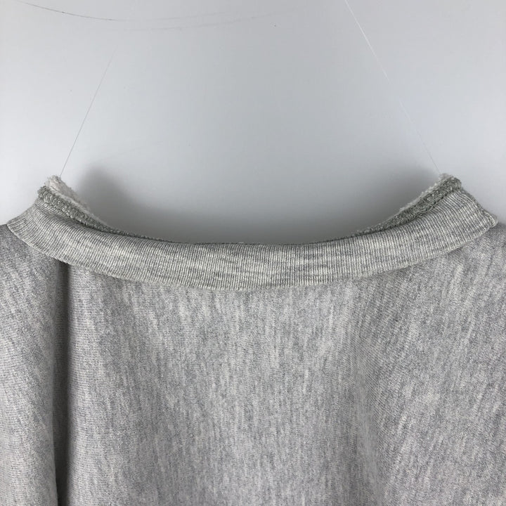 90'S Champion Reverse Weave College Sweatshirt, Made in USA, Men's Size L, Vintage cotton gray type Vintage Second Hand