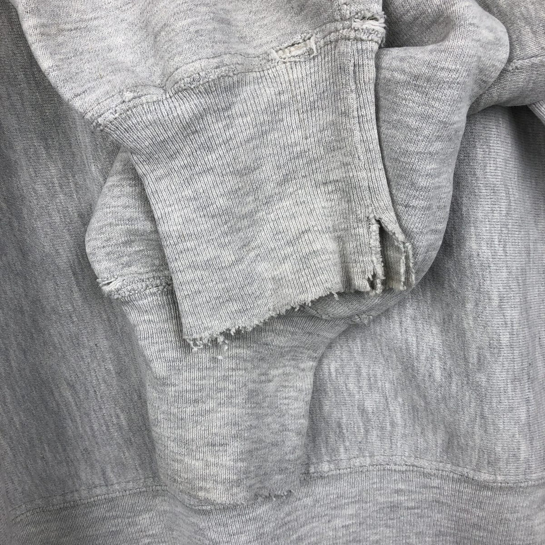 90'S Champion Reverse Weave Logo Sweatshirt, Made in USA, Men's XL, Vintage cotton gray type Vintage Second Hand