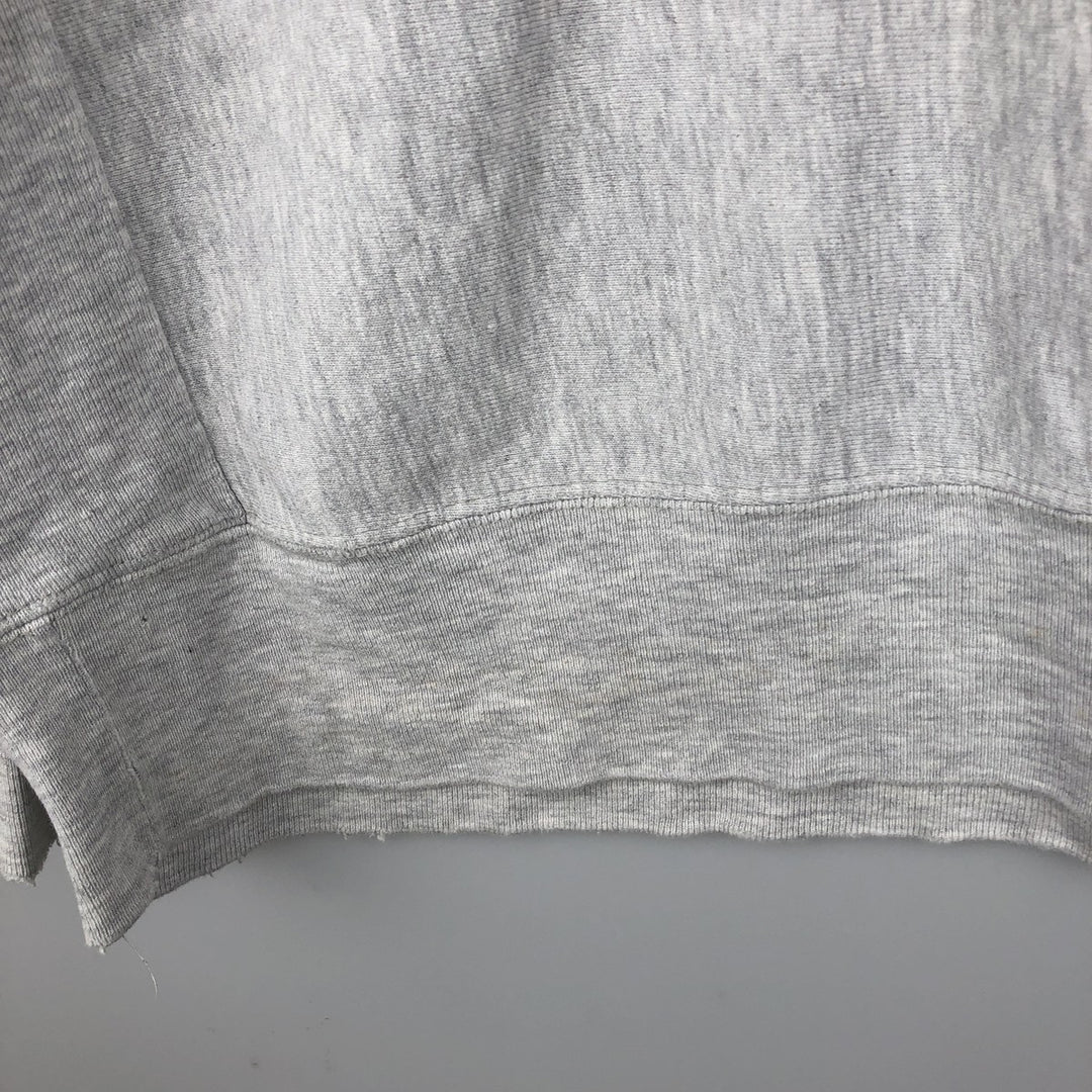 90'S Champion Reverse Weave Logo Sweatshirt, Made in USA, Men's XL, Vintage cotton gray type Vintage Second Hand