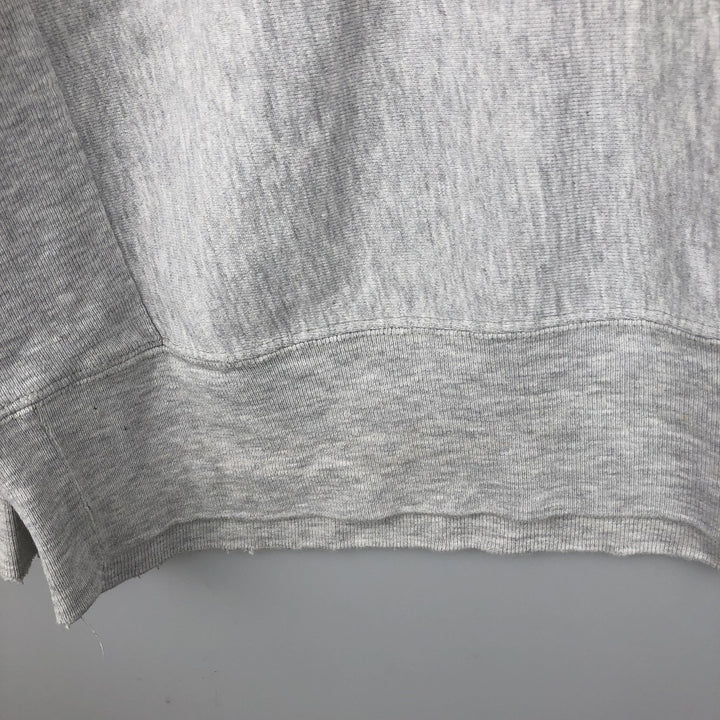 90'S Champion Reverse Weave Logo Sweatshirt, Made in USA, Men's XL, Vintage cotton gray type Vintage Second Hand