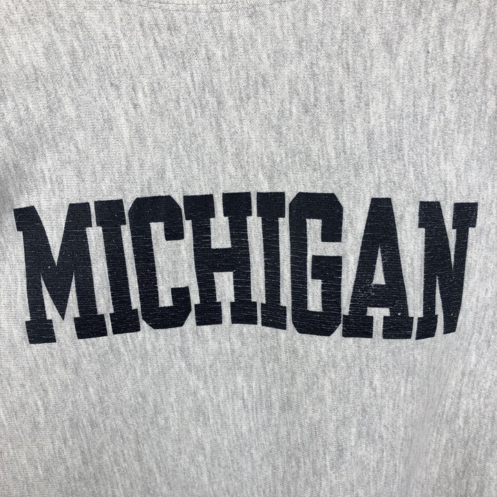 90'S Champion Reverse Weave College Sweatshirt, Made in USA, Men's XL, Vintage cotton gray type Vintage Second Hand