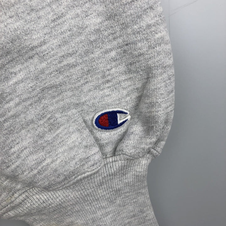 90'S Champion Reverse Weave College Sweatshirt, Made in USA, Men's XL, Vintage cotton gray type Vintage Second Hand