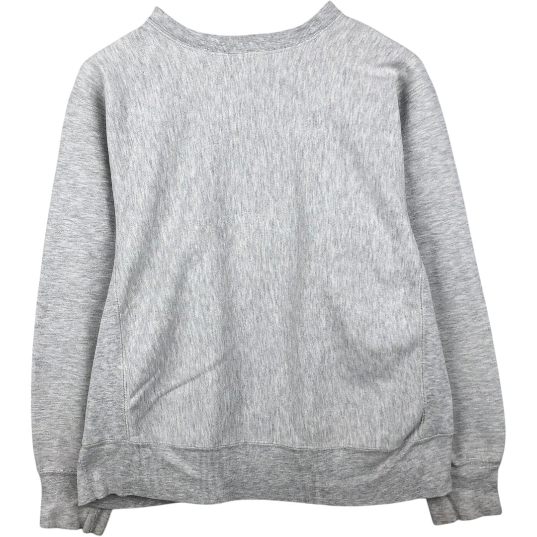 80'S Champion Reverse Weave Tricot Tag College Sweatshirt, Made in USA, Men's L, Vintage cotton gray type Vintage Second Hand
