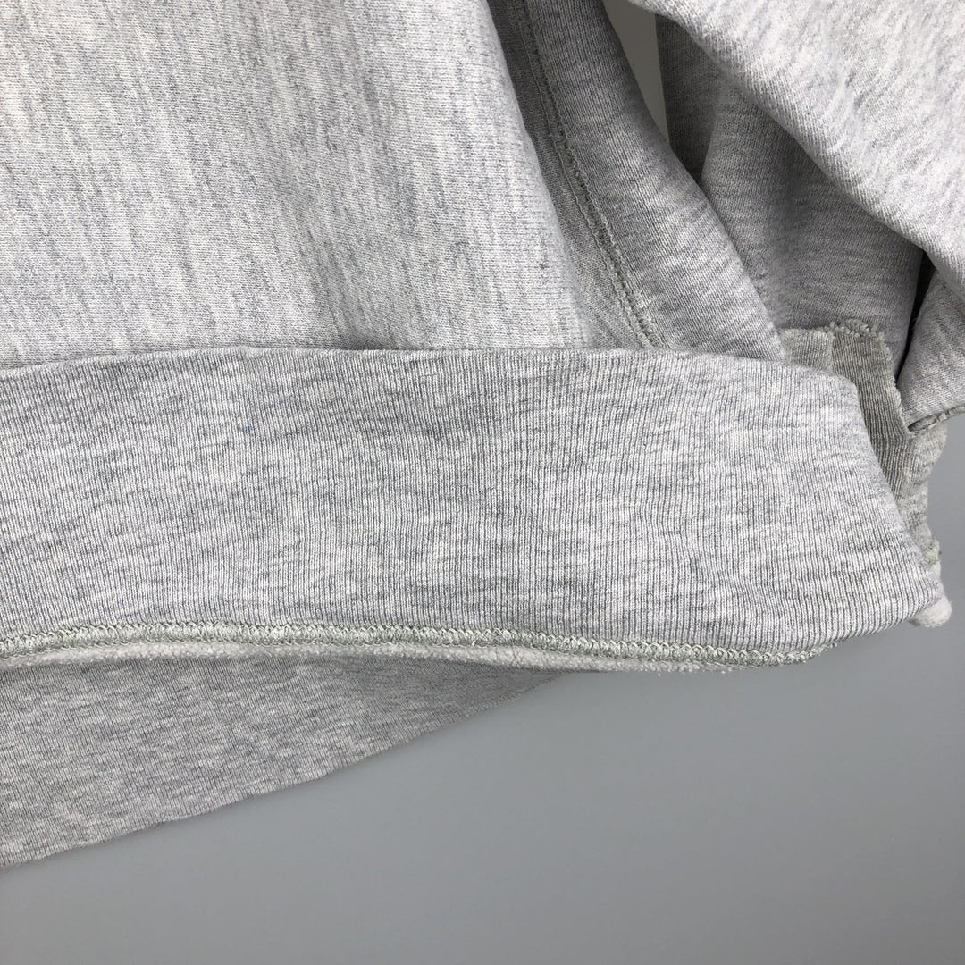 80'S Champion Reverse Weave Tricot Tag College Sweatshirt, Made in USA, Men's L, Vintage cotton gray type Vintage Second Hand