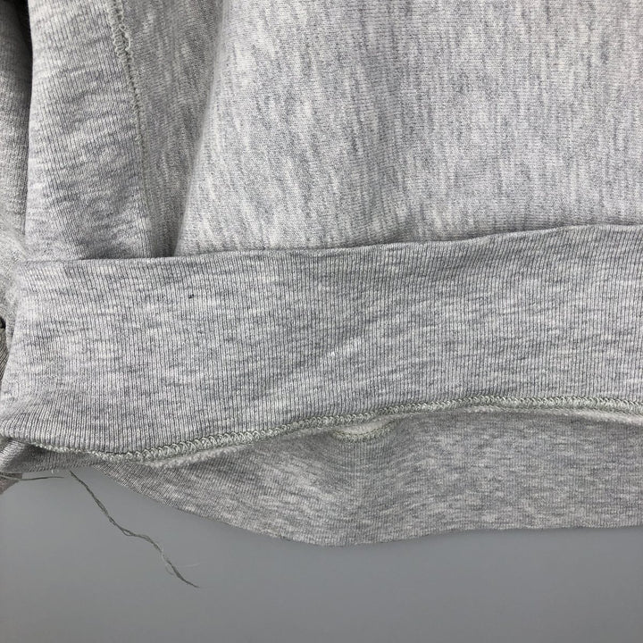 80'S Champion Reverse Weave Tricot Tag College Sweatshirt, Made in USA, Men's L, Vintage cotton gray type Vintage Second Hand