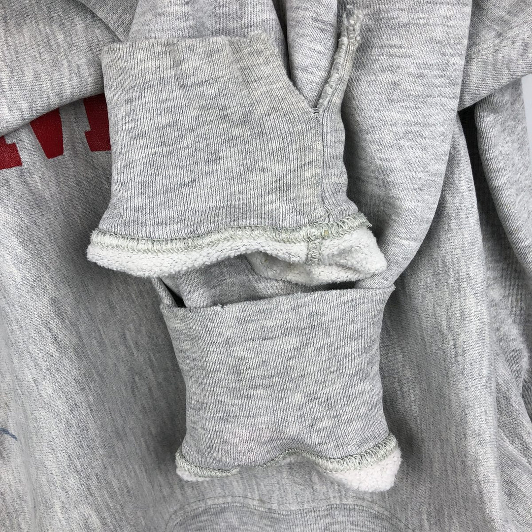 80'S Champion Reverse Weave Tricot Tag College Sweatshirt, Made in USA, Men's L, Vintage cotton gray type Vintage Second Hand