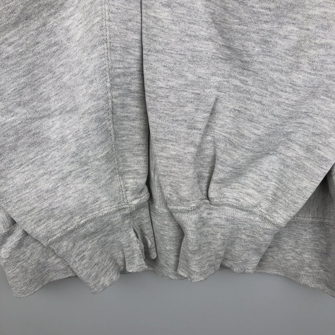 80'S Champion Reverse Weave Tricot Tag College Sweatshirt, Made in USA, Men's L, Vintage cotton gray type Vintage Second Hand