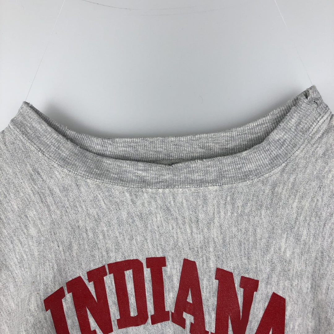 80'S Champion Reverse Weave Tricot Tag College Sweatshirt, Made in USA, Men's L, Vintage cotton gray type Vintage Second Hand