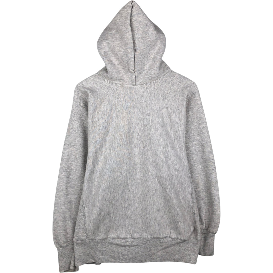 90'S Champion Reverse Weave Embroidered Tag University of Iowa Sweatshirt Pullover Hoodie, Made in USA, Men's Size L (approx.) cotton gray type Vintage Second Hand