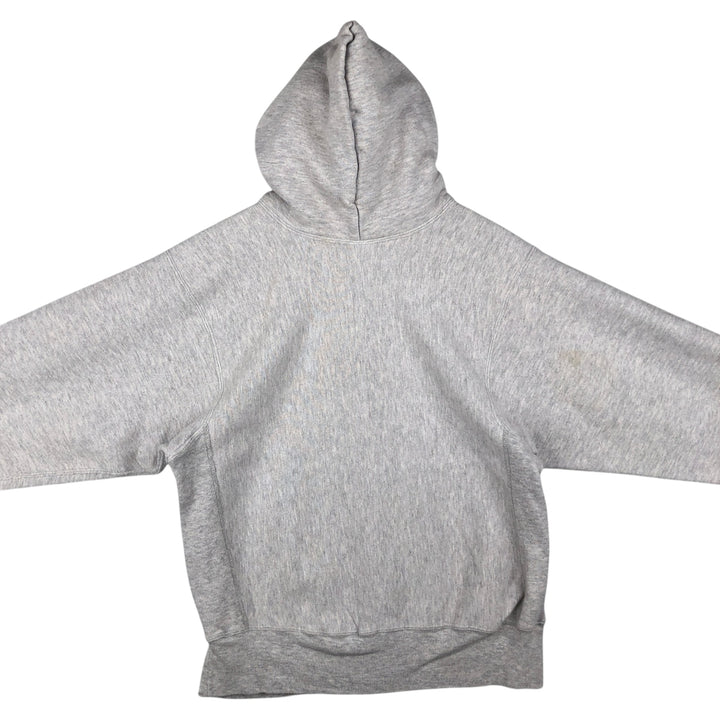 90'S Champion Reverse Weave Embroidered Tag University of Iowa Sweatshirt Pullover Hoodie, Made in USA, Men's Size L (approx.) cotton gray type Vintage Second Hand