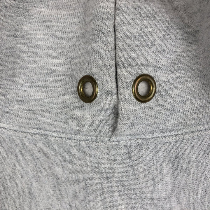 90'S Champion Reverse Weave Embroidered Tag University of Iowa Sweatshirt Pullover Hoodie, Made in USA, Men's Size L (approx.) cotton gray type Vintage Second Hand