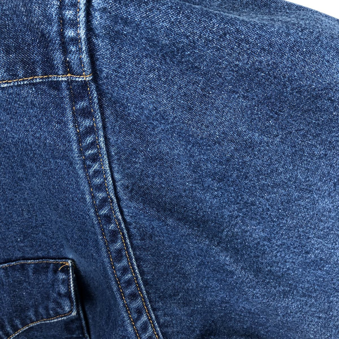 Carhartt Long Sleeve Denim Western Shirt, Men's Size L unclear blue type Vintage Second Hand