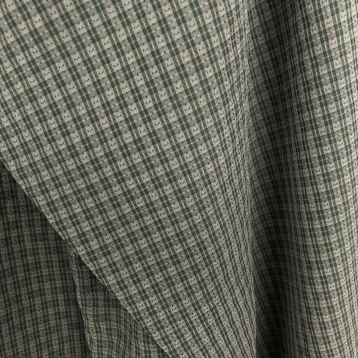 Columbia XCD Long-Sleeve Button-Down Check Shirt, Men's Size XL (approx.) polyester green type Vintage Second Hand
