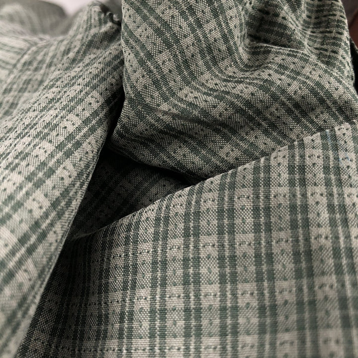 Columbia XCD Long-Sleeve Button-Down Check Shirt, Men's Size XL (approx.) polyester green type Vintage Second Hand