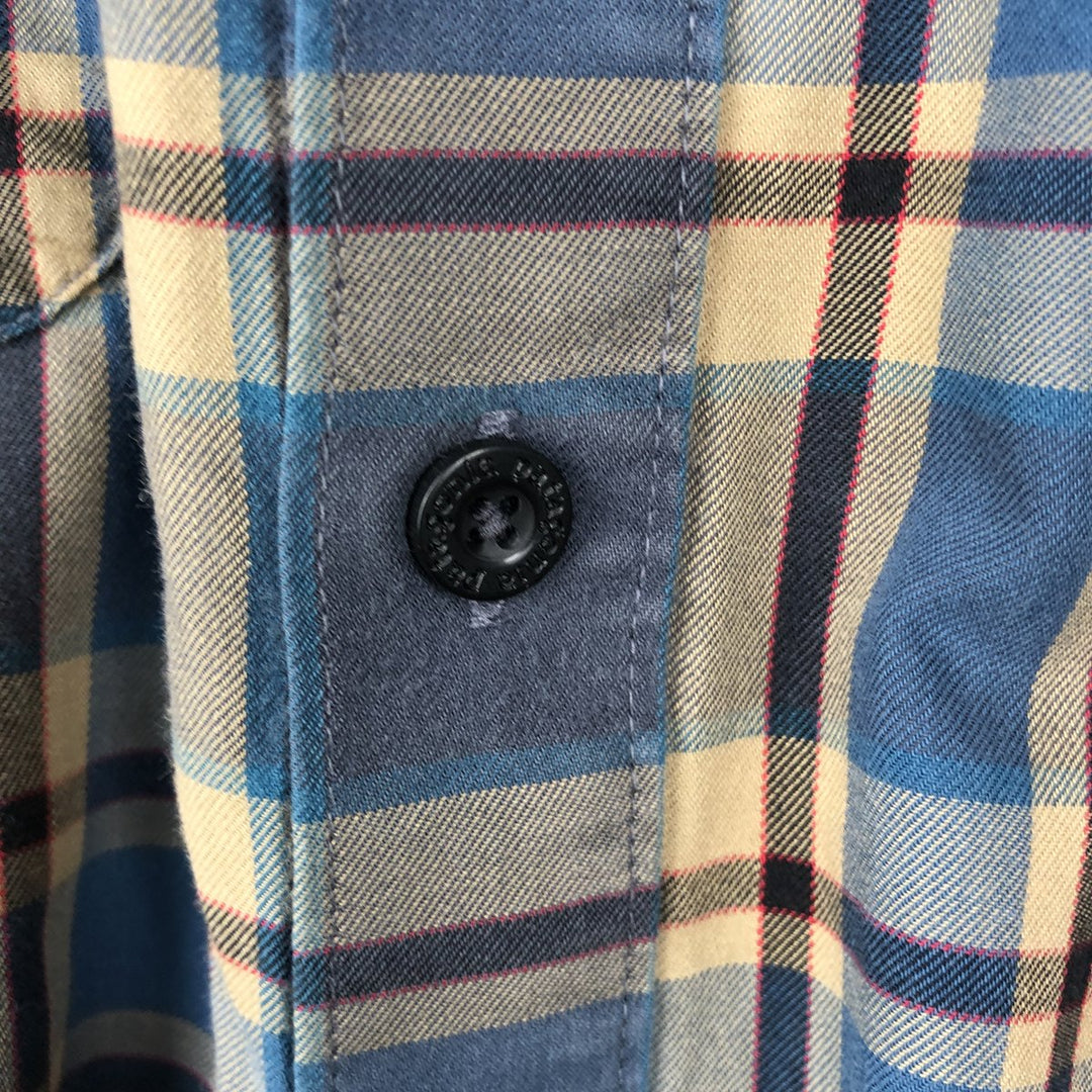 Patagonia Organic Cotton Long Sleeve Cotton Check Shirt, Men's Size Medium, 53837FA15 Organic cotton blue type Vintage Second Hand
