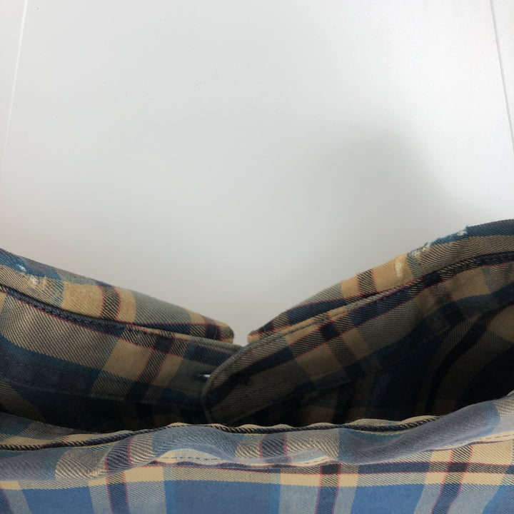 Patagonia Organic Cotton Long Sleeve Cotton Check Shirt, Men's Size Medium, 53837FA15 Organic cotton blue type Vintage Second Hand
