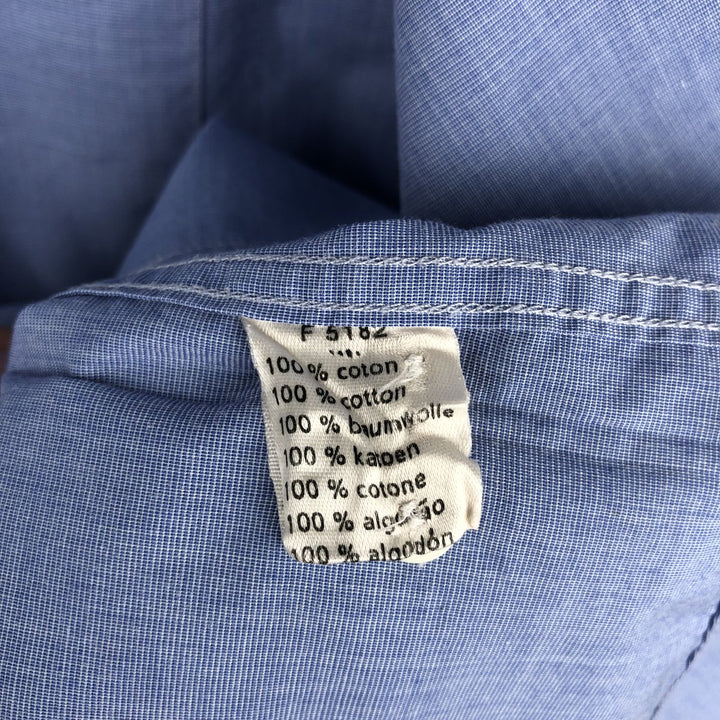 2000s- Lacoste long-sleeved cotton shirt, men's size L (approx.) cotton blue type Vintage Second Hand