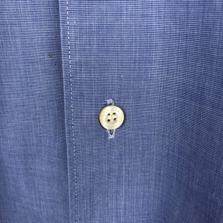 2000s- Lacoste long-sleeved cotton shirt, men's size L (approx.) cotton blue type Vintage Second Hand
