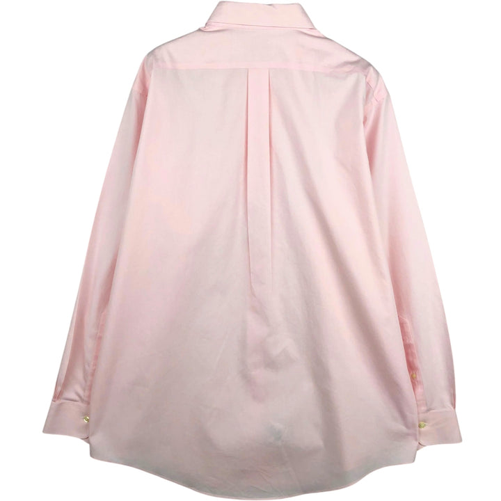 Brooks Brothers 346 Regular Fit Long-Sleeve Button-Down Shirt (Men's Size L) cotton pink type Vintage Second Hand