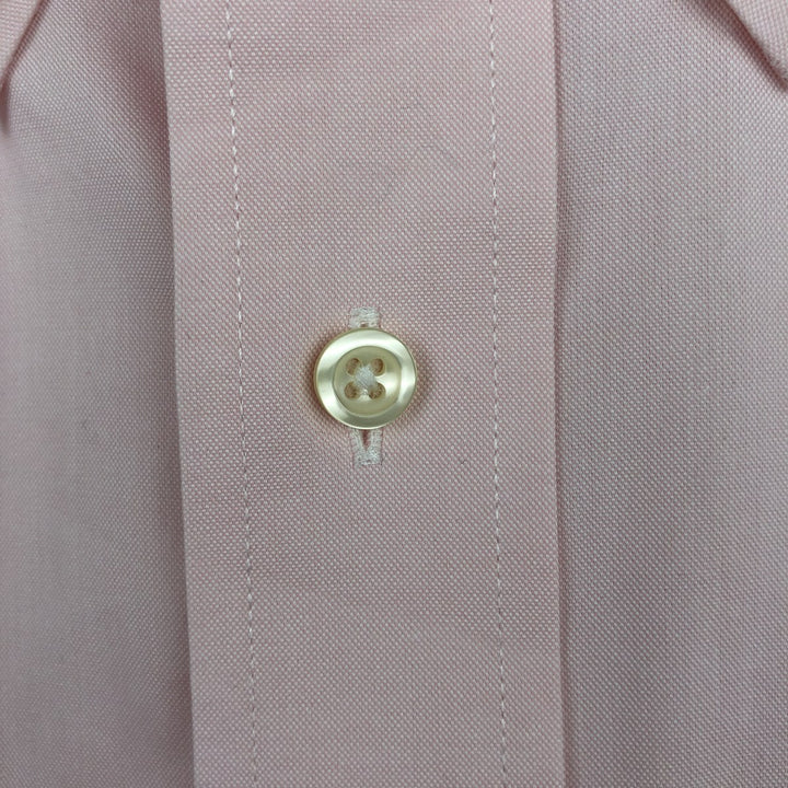 Brooks Brothers 346 Regular Fit Long-Sleeve Button-Down Shirt (Men's Size L) cotton pink type Vintage Second Hand