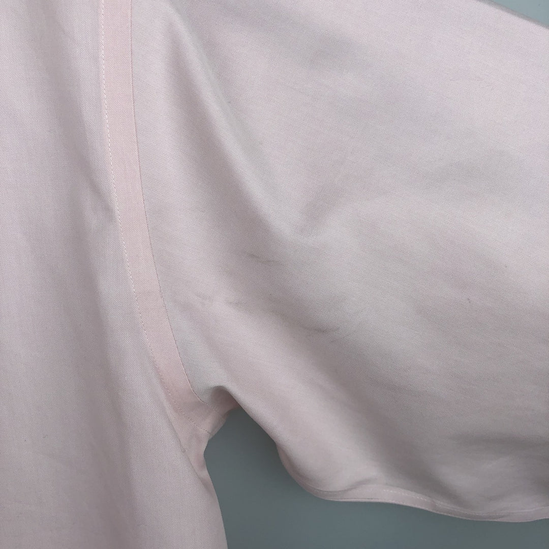 Brooks Brothers 346 Regular Fit Long-Sleeve Button-Down Shirt (Men's Size L) cotton pink type Vintage Second Hand
