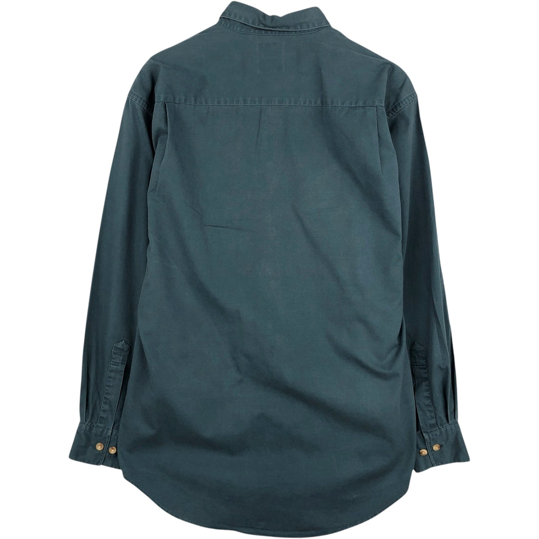 90'S GAP (Old GAP) Long-Sleeve Cotton Shirt, Men's Size S (Equivalent), Vintage cotton green type Vintage Second Hand