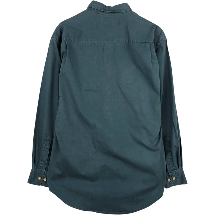 90'S GAP (Old GAP) Long-Sleeve Cotton Shirt, Men's Size S (Equivalent), Vintage cotton green type Vintage Second Hand
