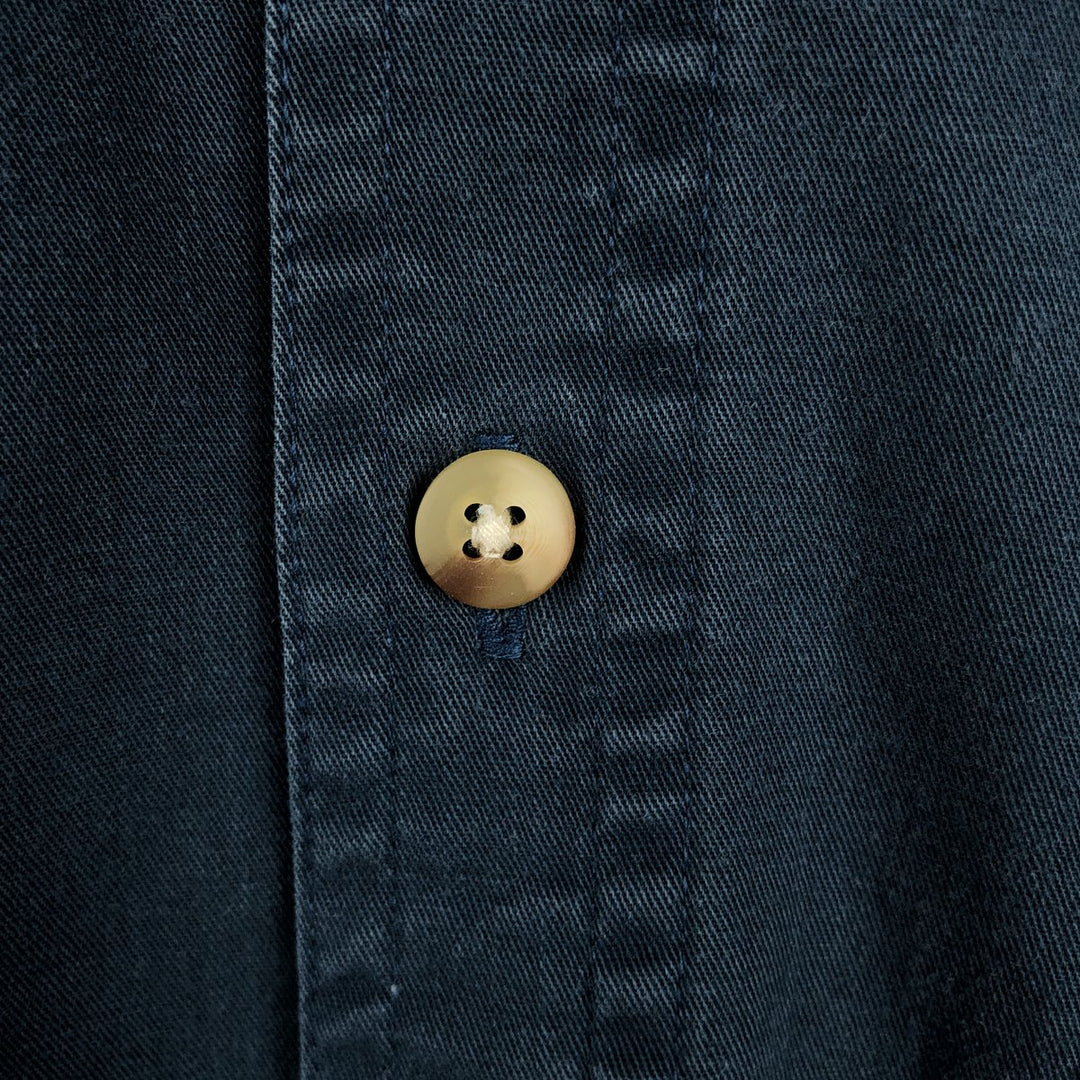 90'S GAP (Old GAP) Long-Sleeve Cotton Shirt, Men's Size S (Equivalent), Vintage cotton green type Vintage Second Hand