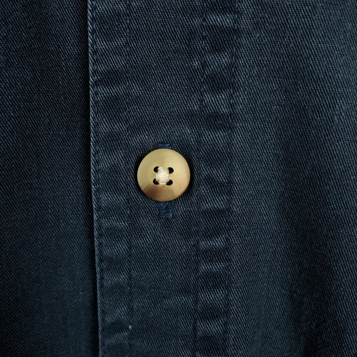 90'S GAP (Old GAP) Long-Sleeve Cotton Shirt, Men's Size S (Equivalent), Vintage cotton green type Vintage Second Hand