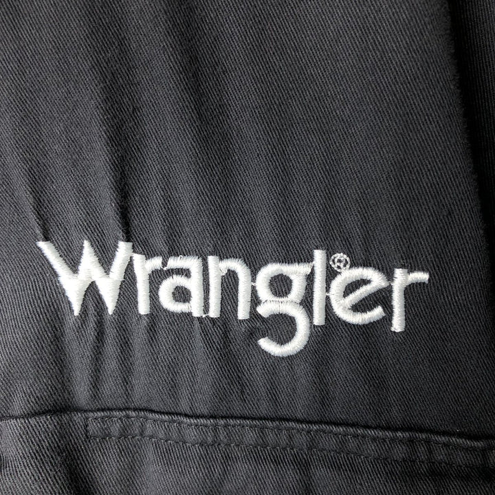 90'S Wrangler Button-Down Long-Sleeve Western Shirt, Men's Size XL (Vintage) unclear black type Vintage Second Hand