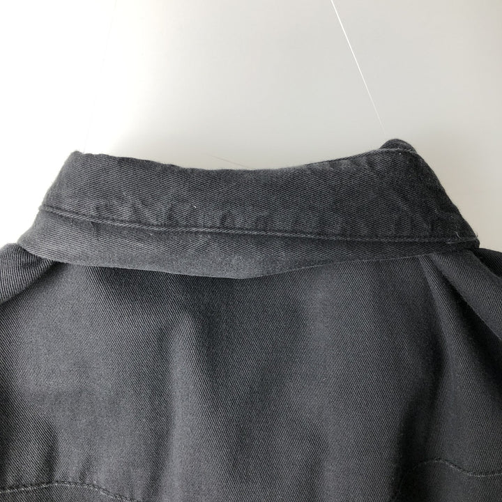 90'S Wrangler Button-Down Long-Sleeve Western Shirt, Men's Size XL (Vintage) unclear black type Vintage Second Hand
