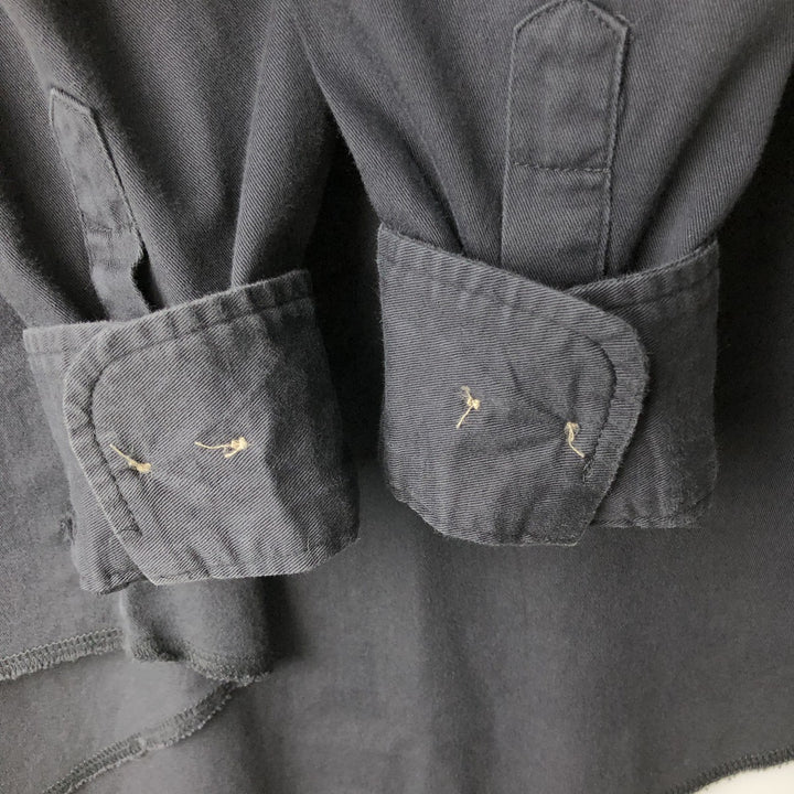 90'S Wrangler Button-Down Long-Sleeve Western Shirt, Men's Size XL (Vintage) unclear black type Vintage Second Hand