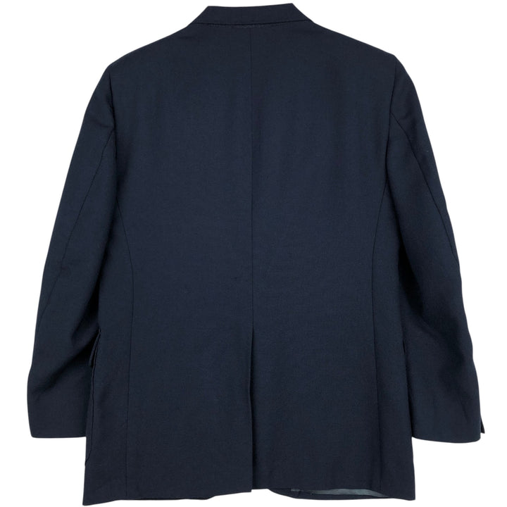 Stafford Navy Blazer Tailored Jacket, Made in USA, Men's Size M (approx.) unclear navy blue type Vintage Second Hand