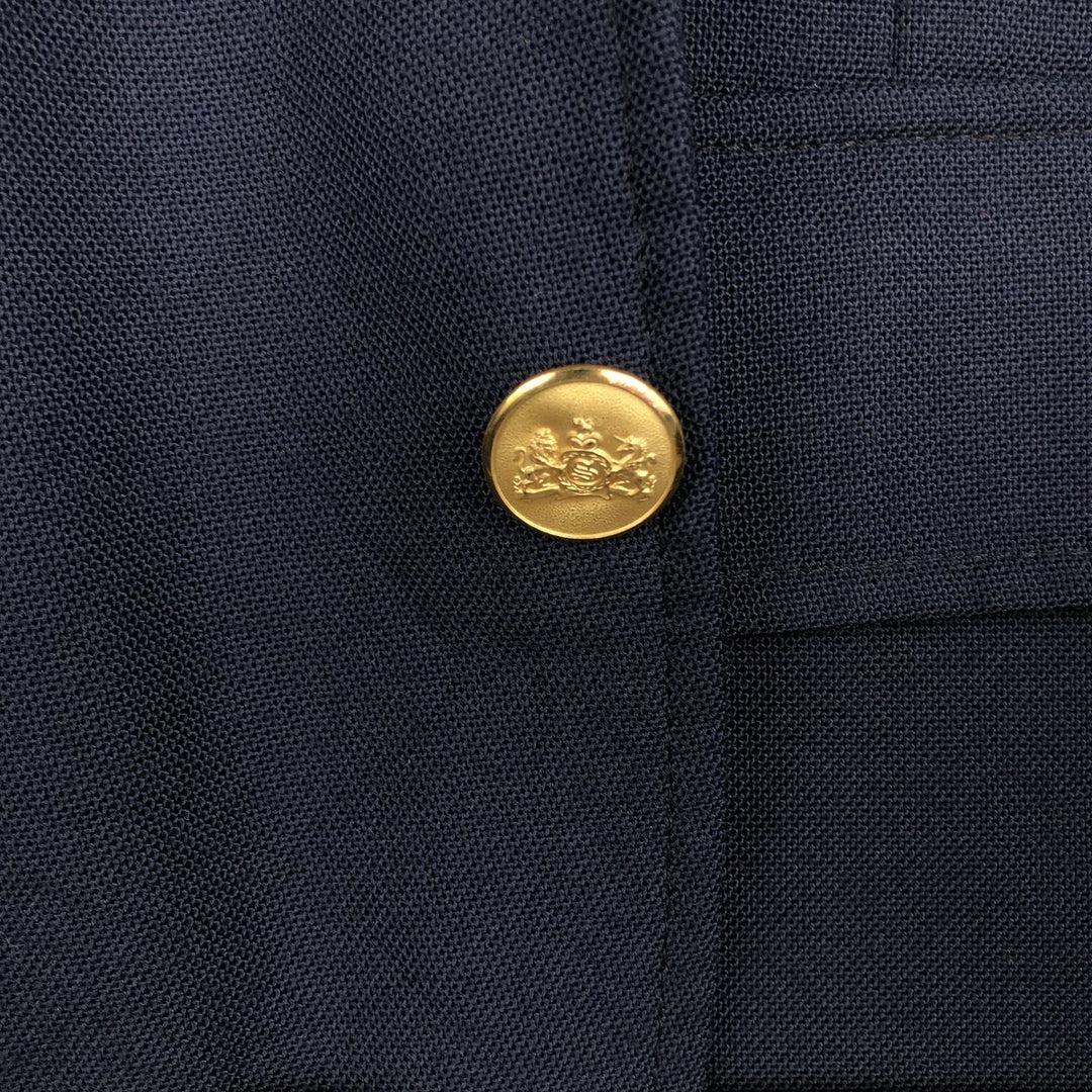 Stafford Navy Blazer Tailored Jacket, Made in USA, Men's Size M (approx.) unclear navy blue type Vintage Second Hand