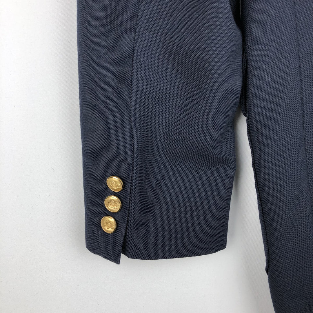 Stafford Navy Blazer Tailored Jacket, Made in USA, Men's Size M (approx.) unclear navy blue type Vintage Second Hand