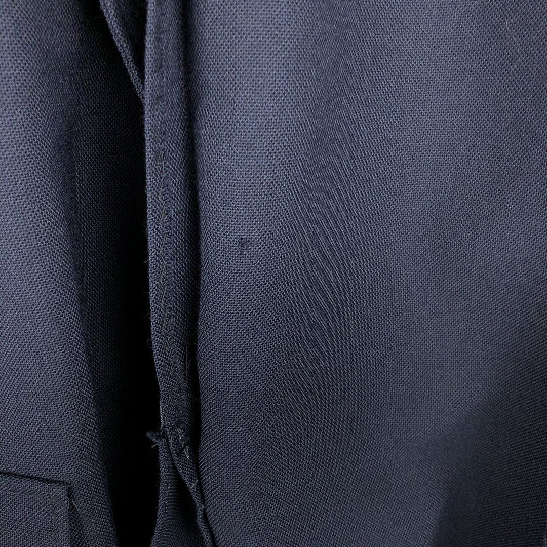 Stafford Navy Blazer Tailored Jacket, Made in USA, Men's Size M (approx.) unclear navy blue type Vintage Second Hand