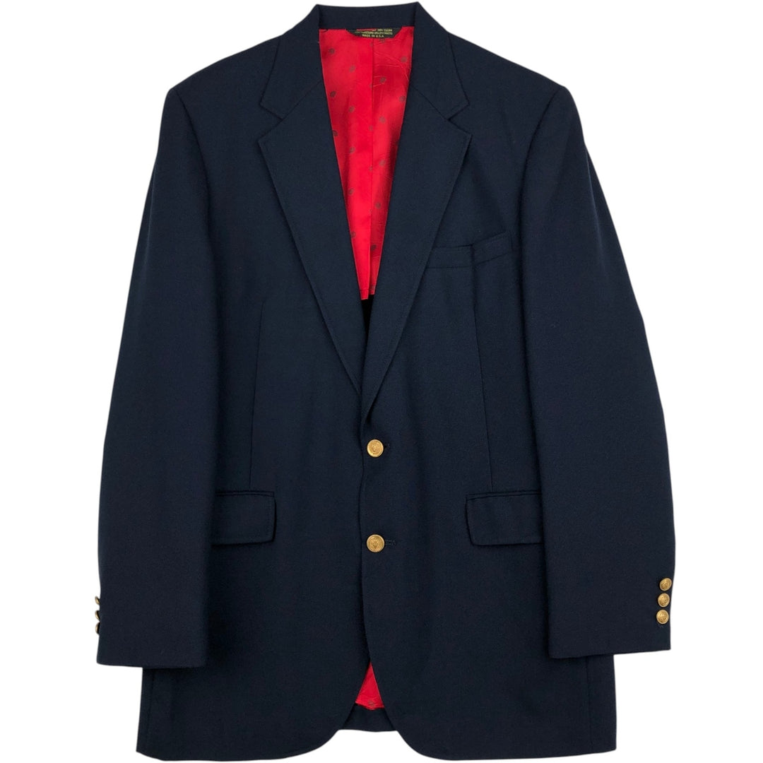 Anderson Little Shefford Navy Blazer Tailored Jacket, Made in USA, Men's XL Equivalent unclear navy blue type Vintage Second Hand