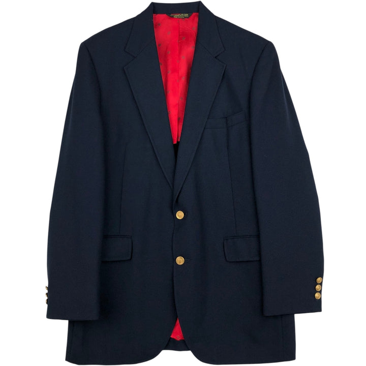 Anderson Little Shefford Navy Blazer Tailored Jacket, Made in USA, Men's XL Equivalent unclear navy blue type Vintage Second Hand