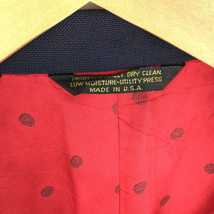 Anderson Little Shefford Navy Blazer Tailored Jacket, Made in USA, Men's XL Equivalent unclear navy blue type Vintage Second Hand