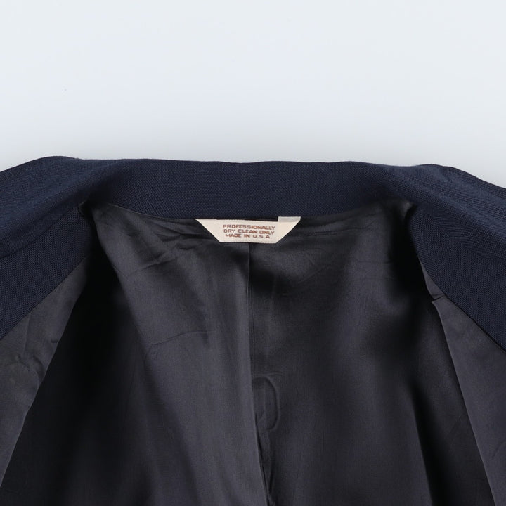 OAKMONT Navy Blazer Tailored Jacket, Made in USA, Men's Size L (approx.) unclear navy blue type Vintage Second Hand