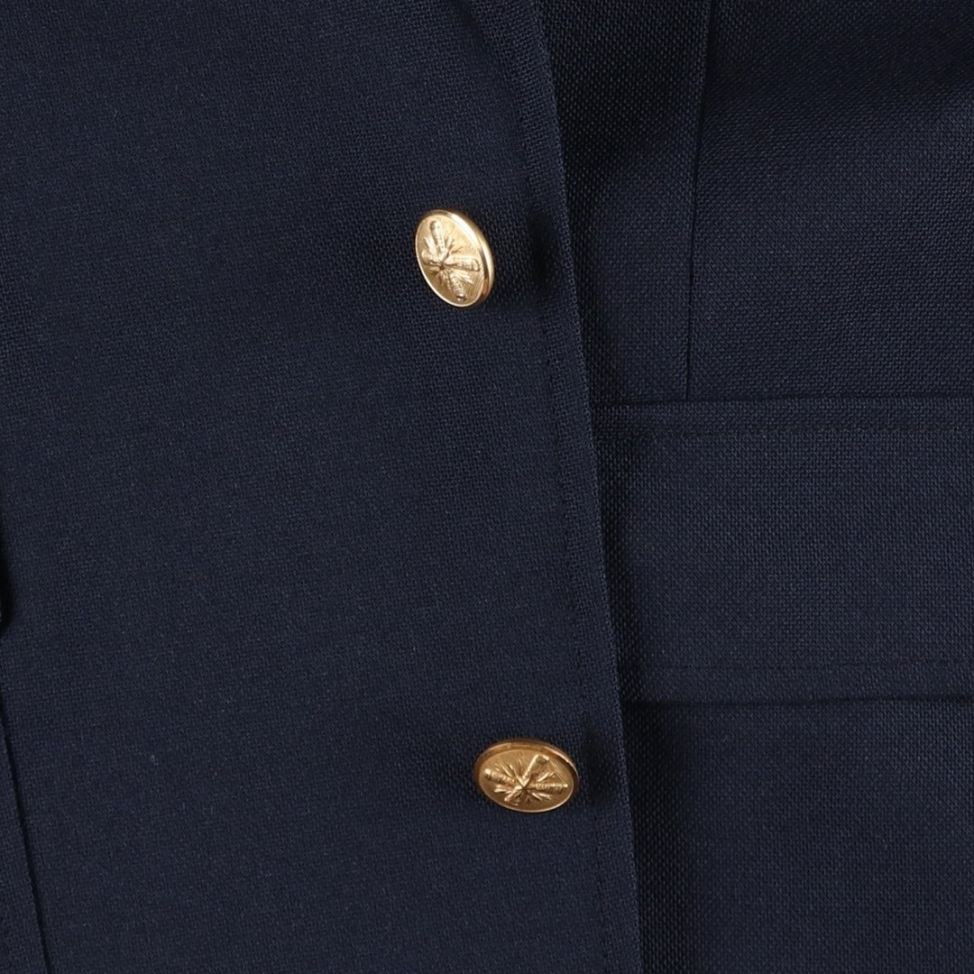 OAKMONT Navy Blazer Tailored Jacket, Made in USA, Men's Size L (approx.) unclear navy blue type Vintage Second Hand