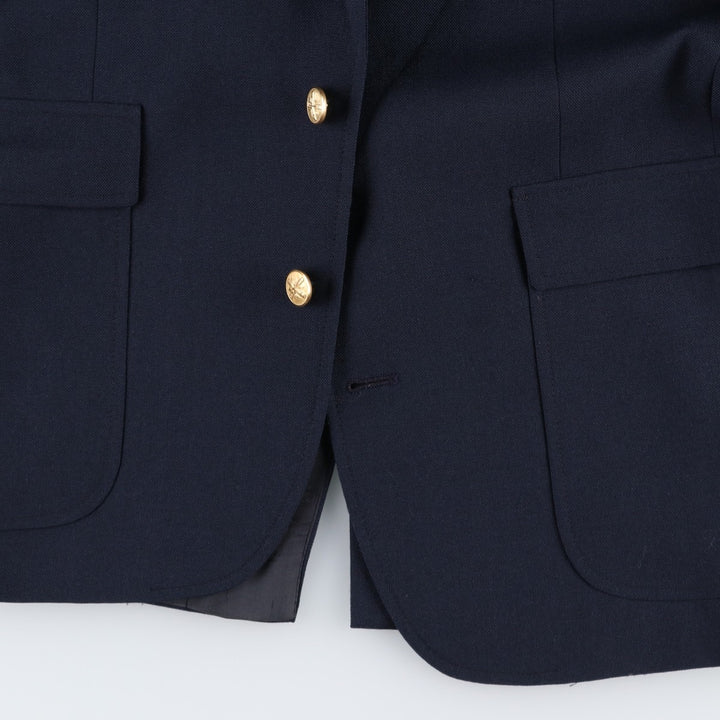 OAKMONT Navy Blazer Tailored Jacket, Made in USA, Men's Size L (approx.) unclear navy blue type Vintage Second Hand