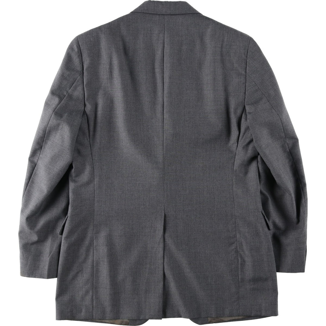 Palm Beach John Weitz Stripe Pattern Tailored Jacket, Made in USA, Men's Size M (approx.) unclear gray type Vintage Second Hand