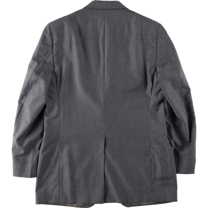 Palm Beach John Weitz Stripe Pattern Tailored Jacket, Made in USA, Men's Size M (approx.) unclear gray type Vintage Second Hand