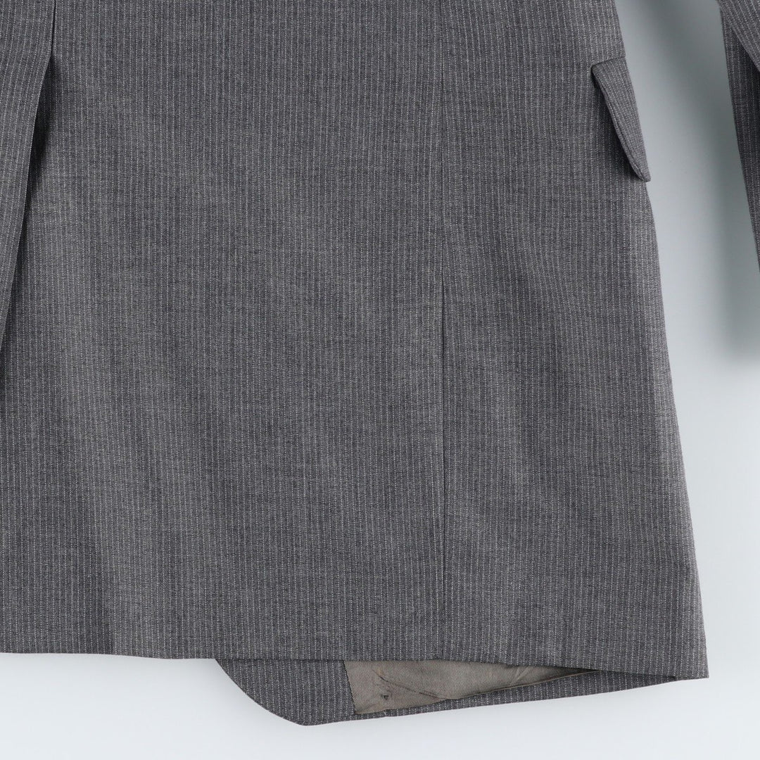 Palm Beach John Weitz Stripe Pattern Tailored Jacket, Made in USA, Men's Size M (approx.) unclear gray type Vintage Second Hand