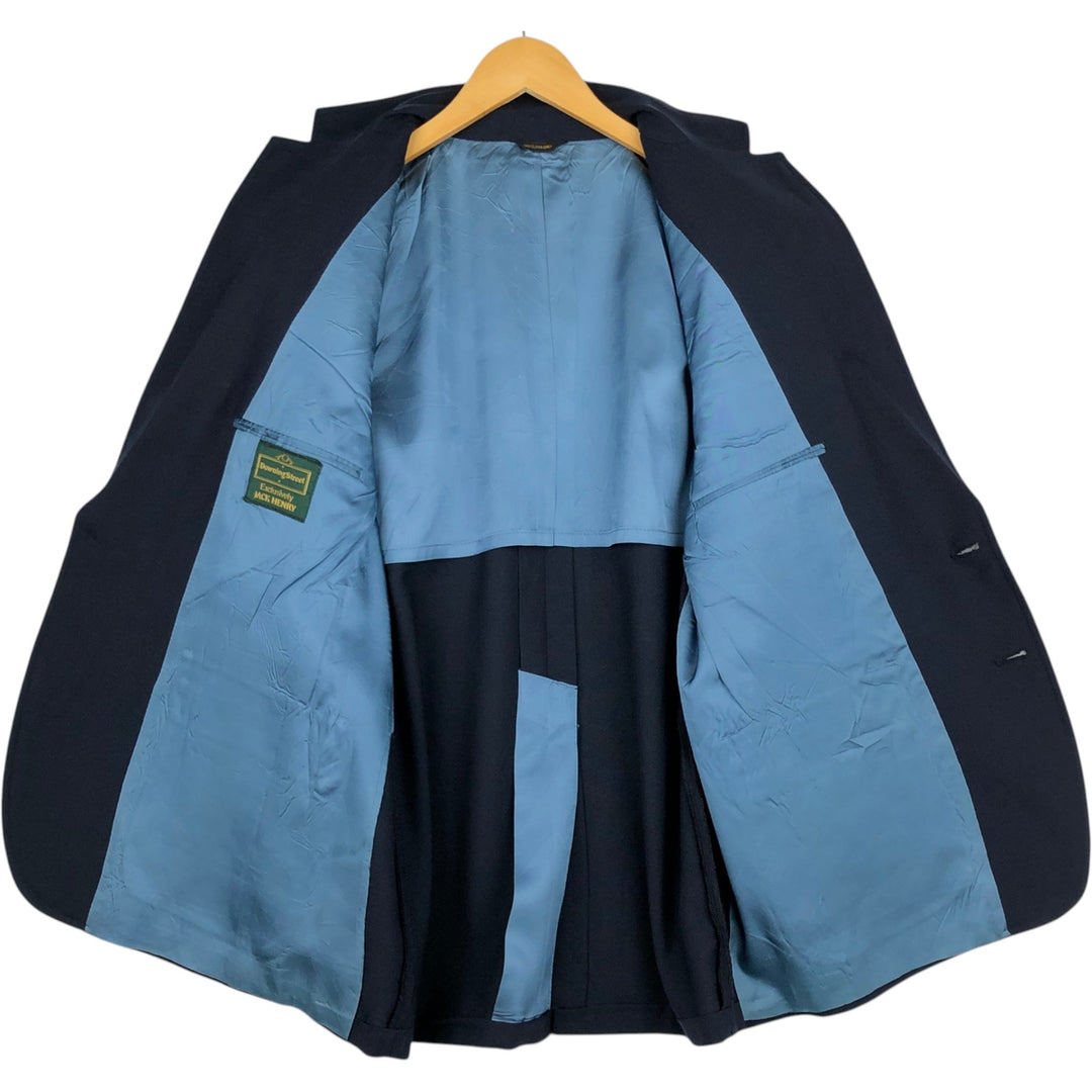 JACK HENRY Navy Blazer Tailored Jacket, Men's Size L (approx.) unclear navy blue type Vintage Second Hand