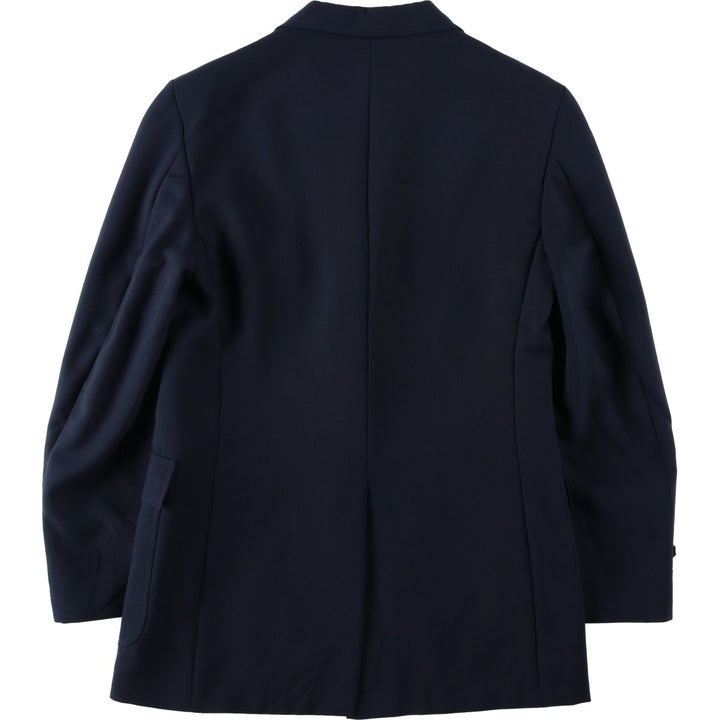 London Dock Navy Blazer Tailored Jacket, Made in USA, Women's Size M (approx.) unclear navy blue type Vintage Second Hand